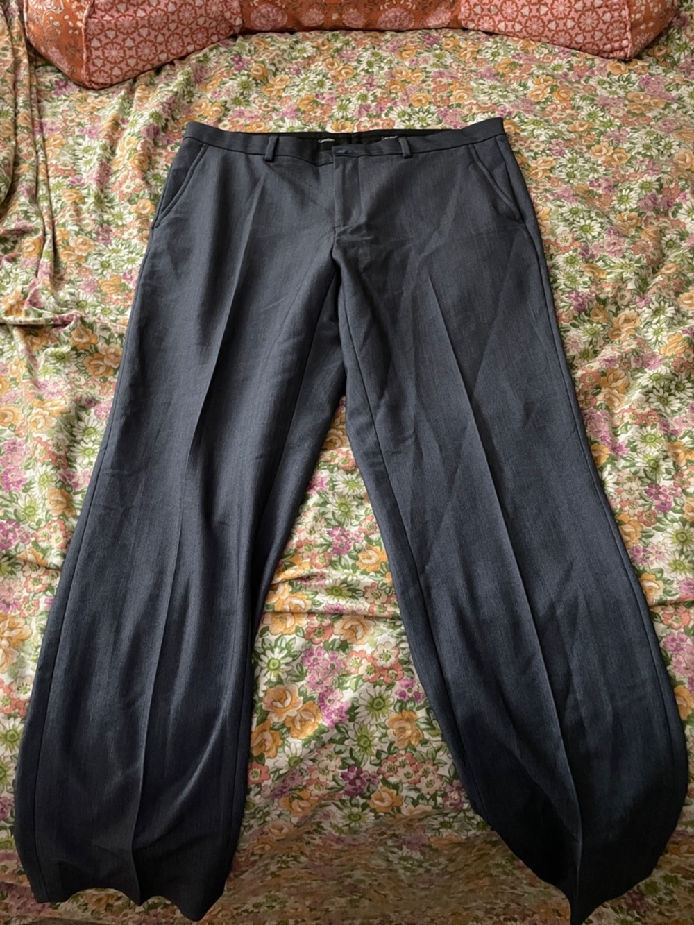 Calvin Klein Classic Men's Black Dress Pants - Tailored Comfort